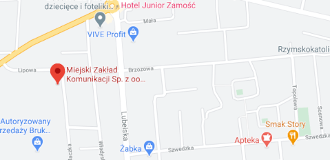 Miejski Zakład Komunikacji Sp. z o.o. w Zamościu